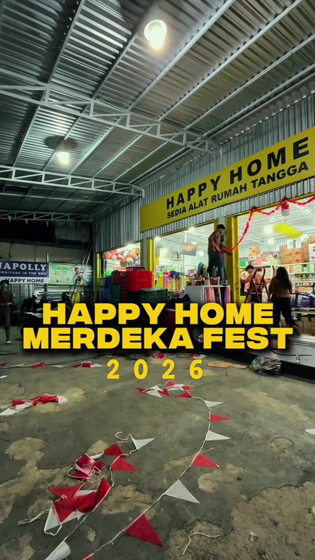 🇮🇩 Happy Home sudah semangat menyambut Hari Kemerdekaan Indonesia! ❤️🤍 Kalau kalian, sudah siap i...